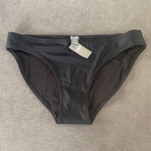 NWT Solid Black Bikini